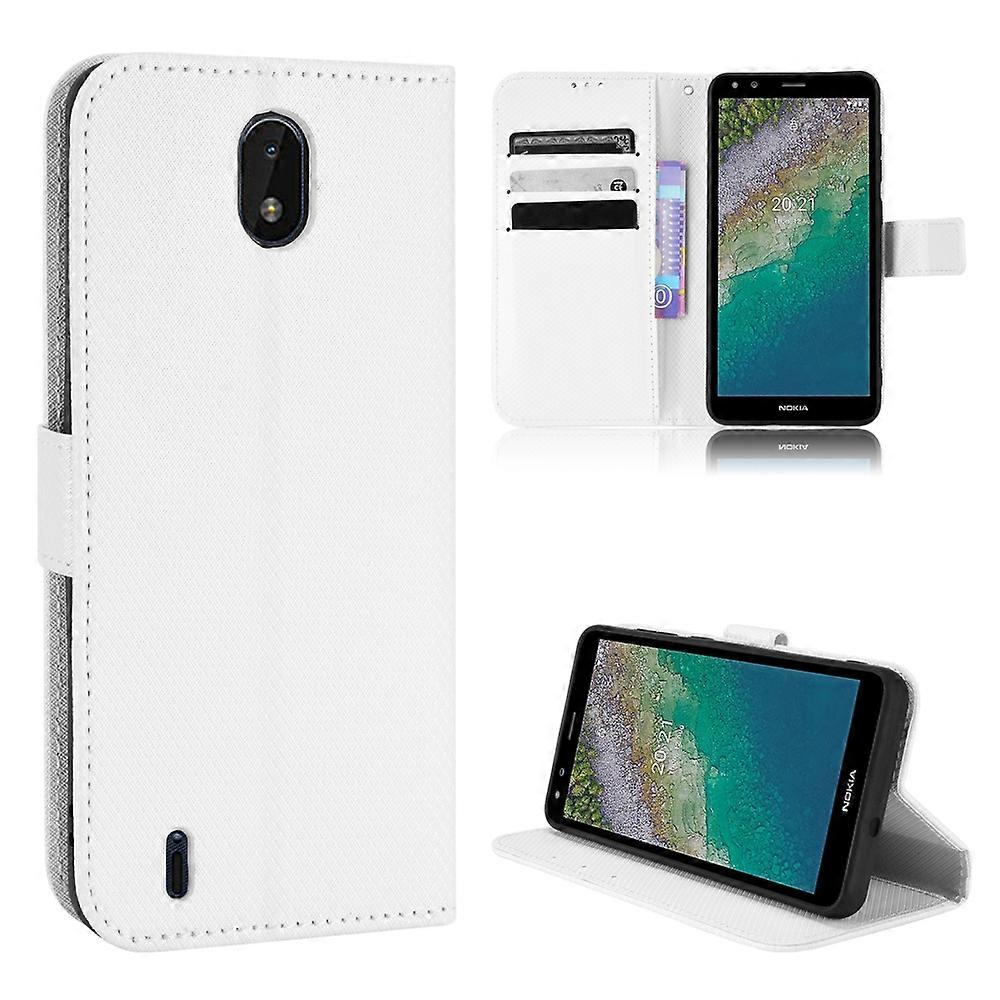 Pour Nokia C01 Plus Diamond Texture Leather Phone Case