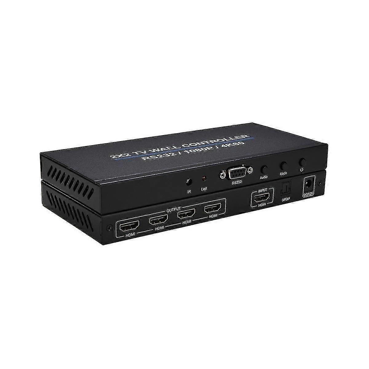 4k 60hz 2x2 compatible video wall controller video wall processor supports image stitching