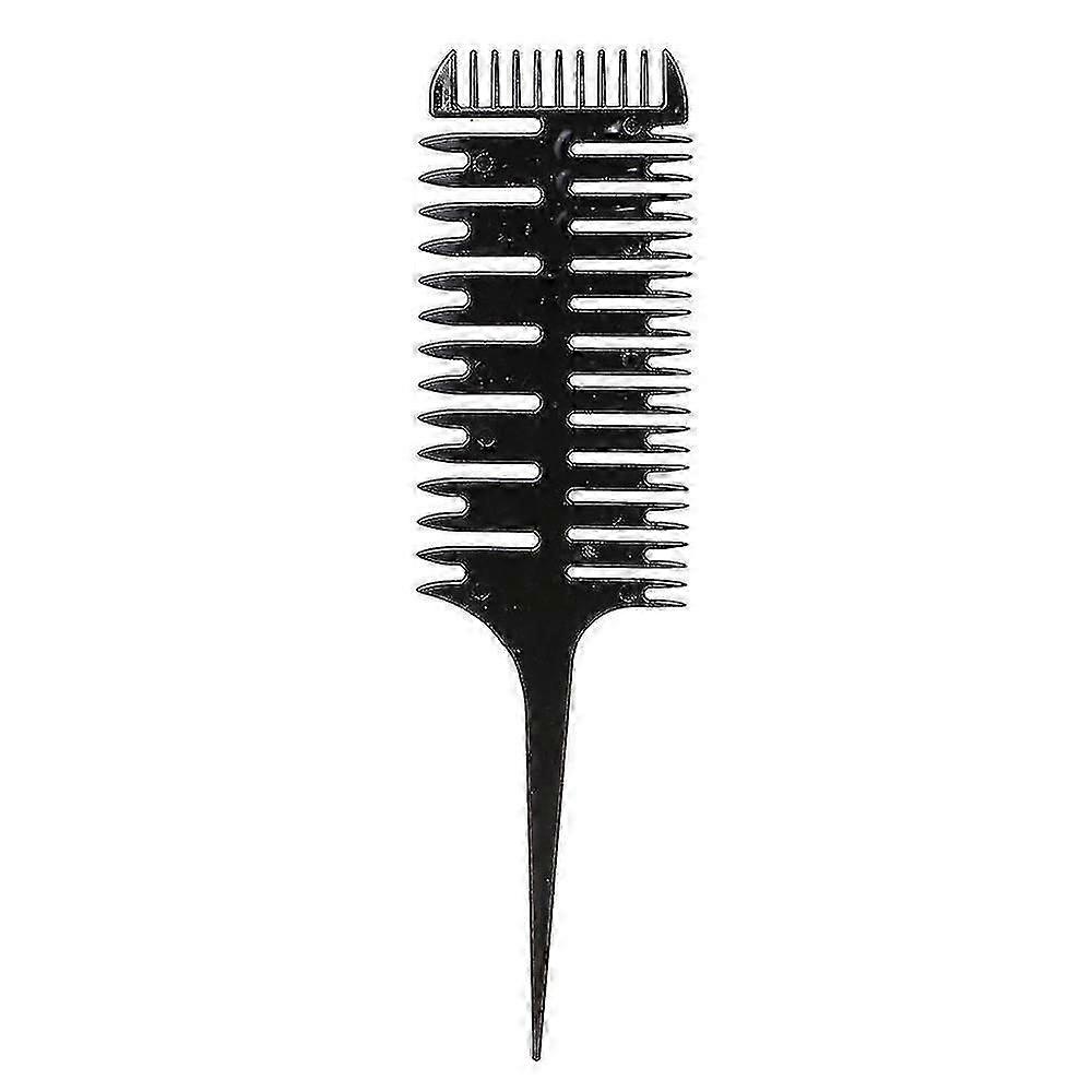 Hair Dyeing Comb 3-way Sectioning Highlight Comb