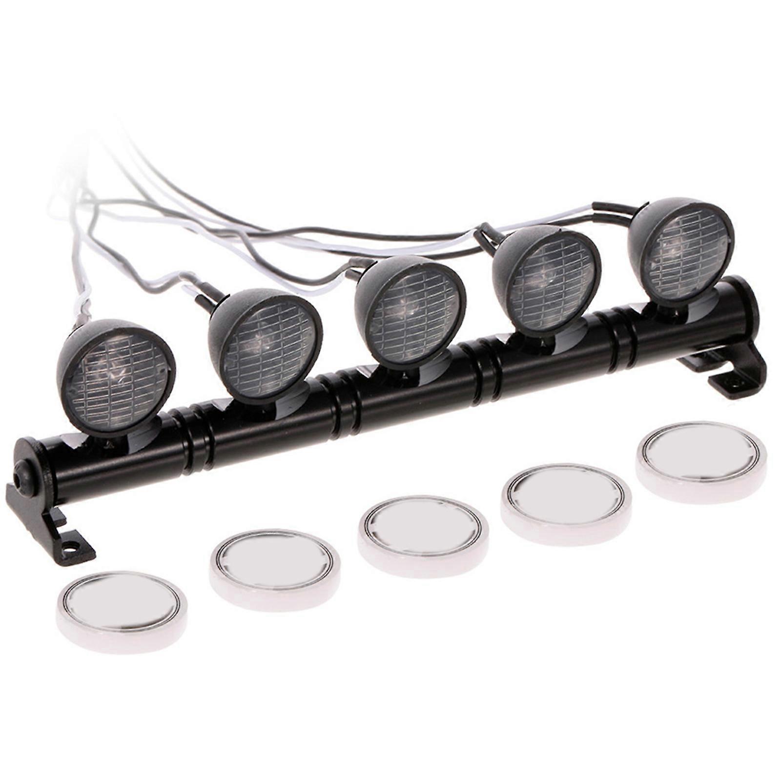 RC Model Car Replacement Delicate Roof Light Remote Control Car Modification Parts for TRX4 SCX10