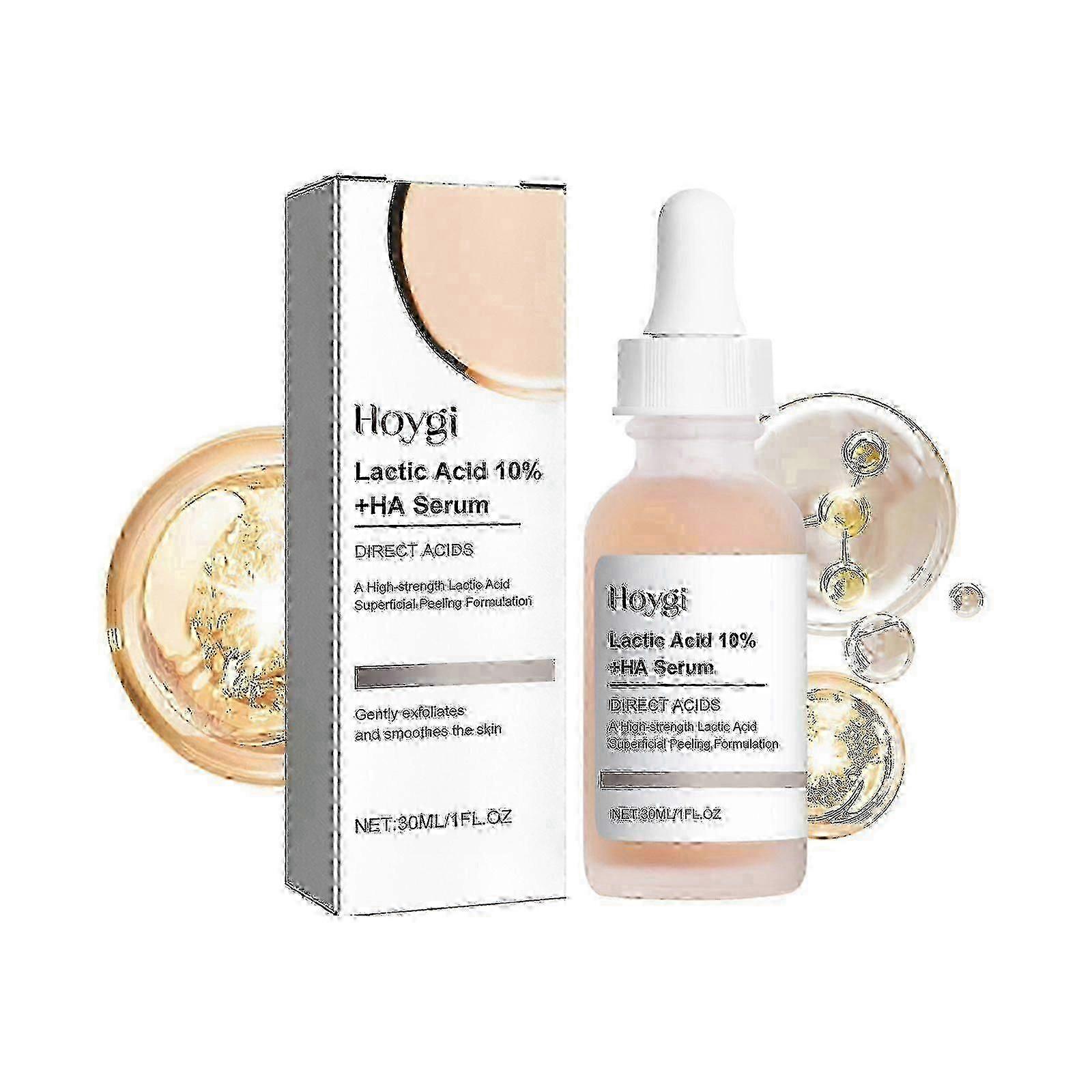 Lactic Acid 10% HA Serum, Lightening Acne Acne Anti-Wrinkle Moisturizing Moisturizing Whitening Anti-Aging