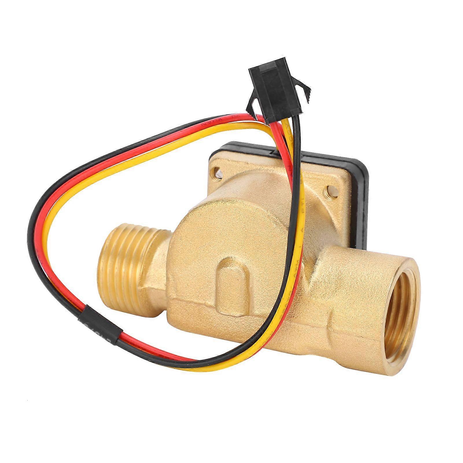 Hochwertiger G1/2" Wasserdurchflusssensor mit internem und externem Draht Hall-Sensor