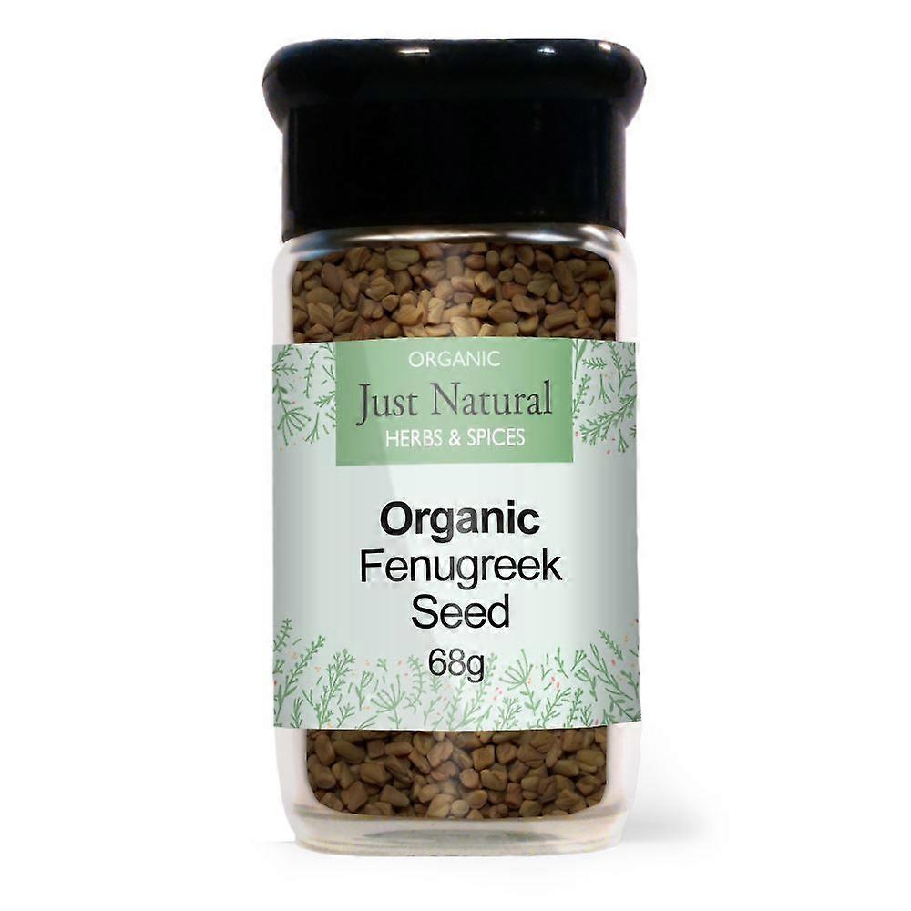 Just Natural Herbs Organic Fenugreek Seed (Glass Jar) 75g
