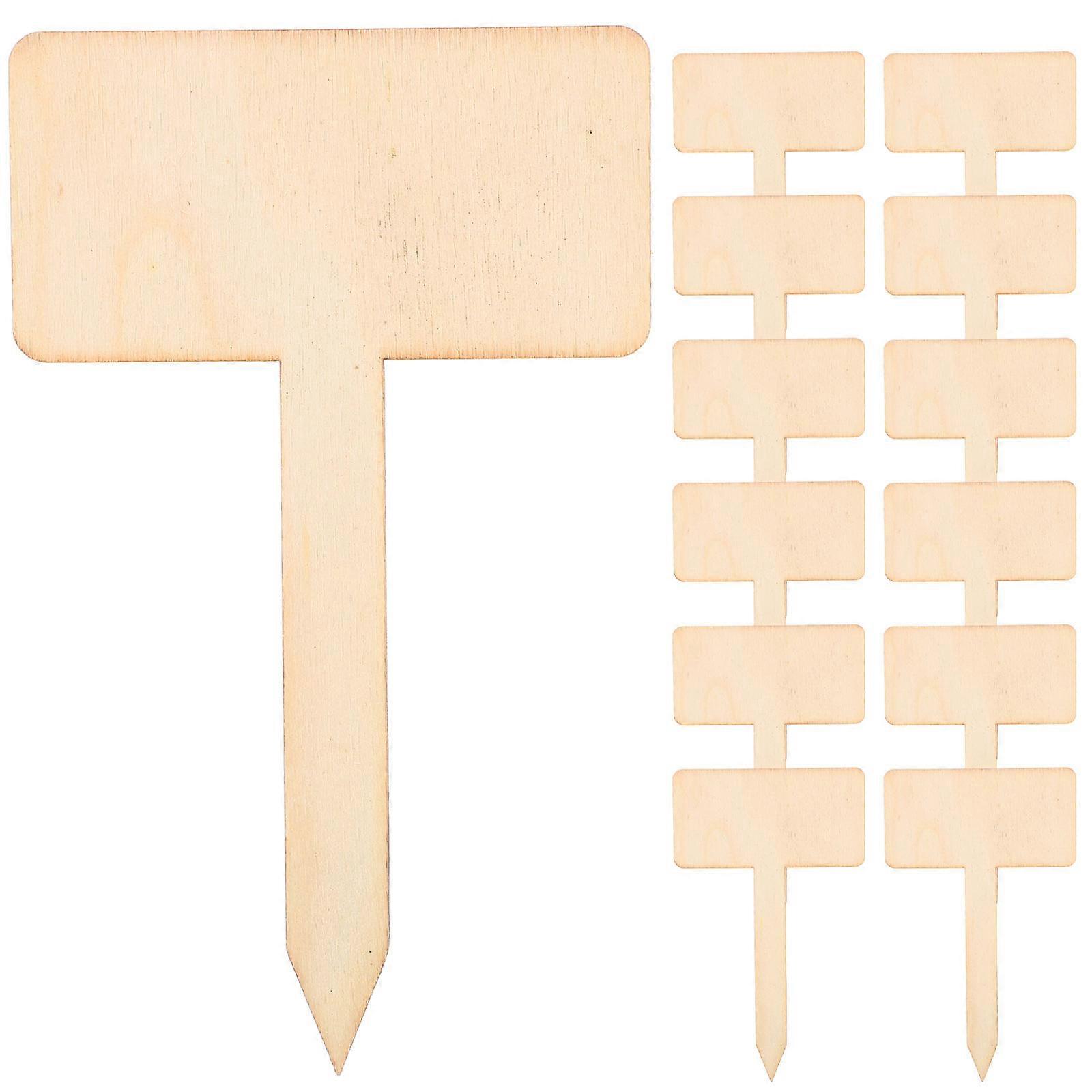 Wood Labels for Garden Use, Simple Solution for Plant Identification