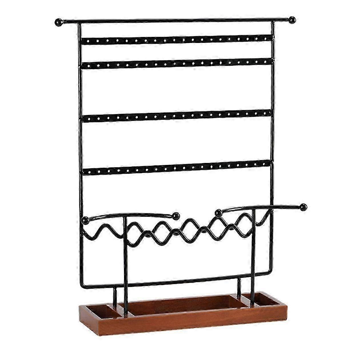 7-Layer 80-Hole Large-Capacity Jewelry Rack Earring Rack Earring Display Rack for Jewelry Storage a