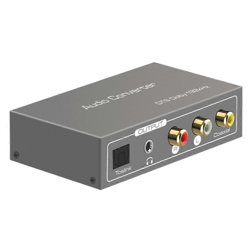 192Khz DAC Audio Converter Toslink Optical Coaxial HDMI-Compatible