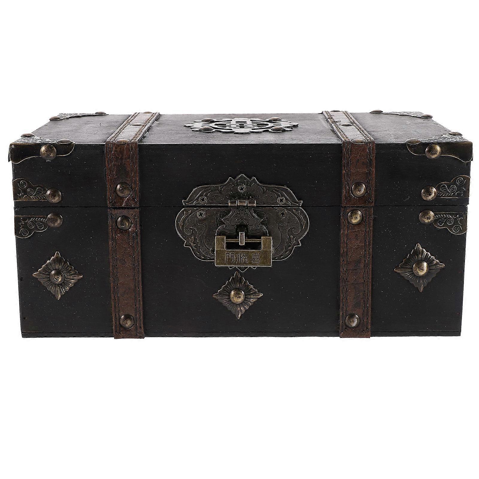 Stylish Decorative Box, Functional Organizer with Antique Appearance Design