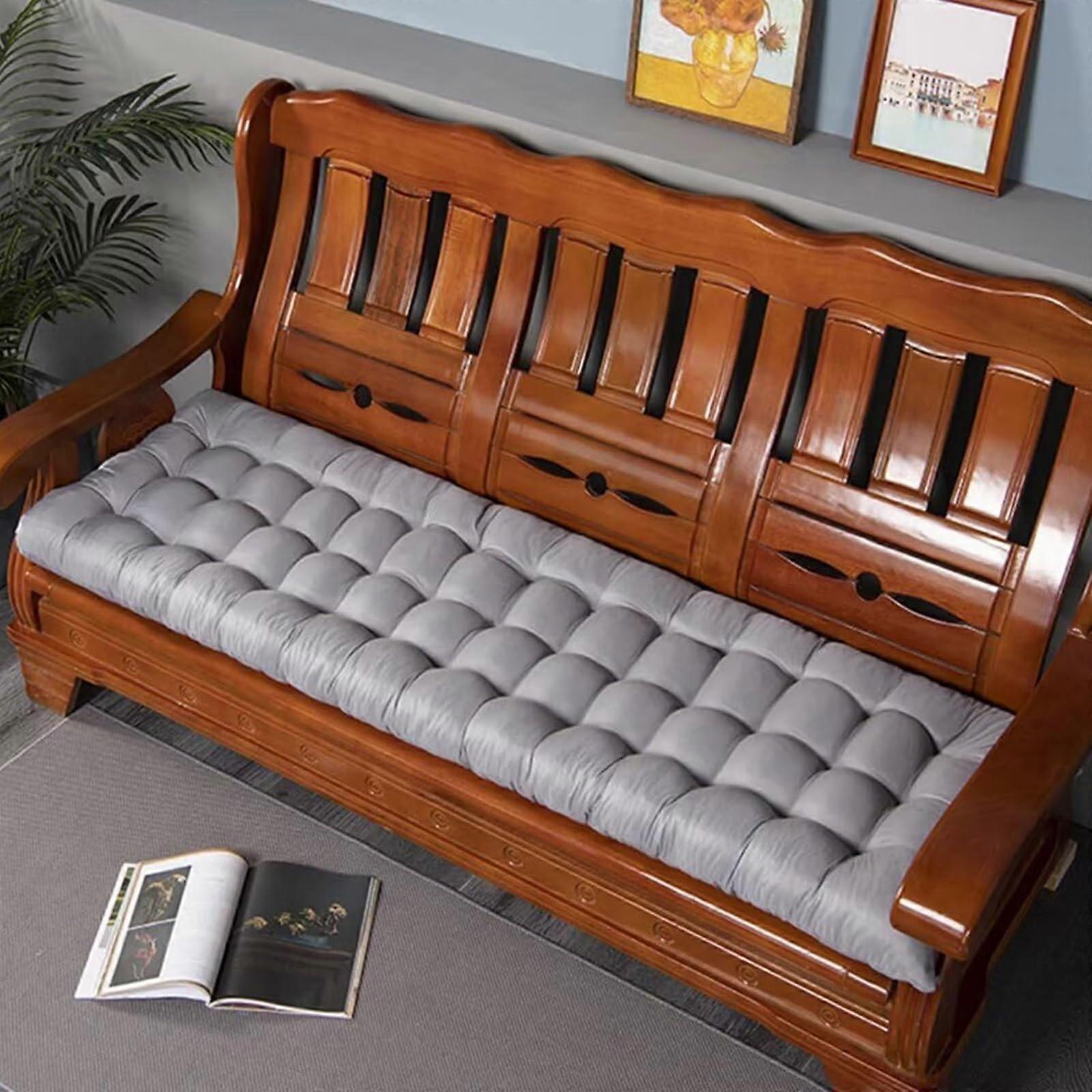 HLXHG 8 cm Thick Bench Cushion, Washable Garden Bench Cushion
