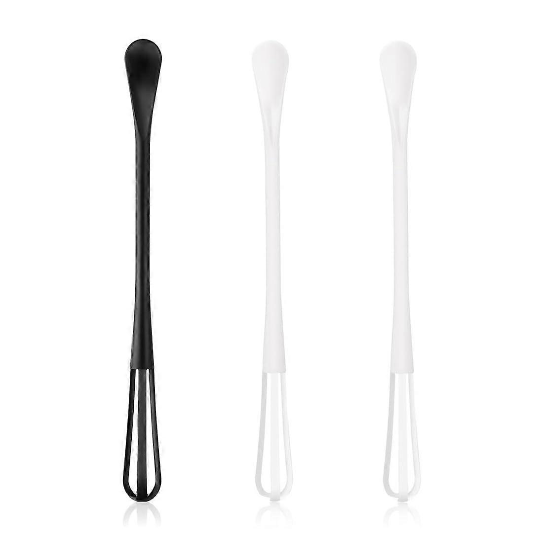 2 in 1 Mini Whisk, Pack of 3, Multifunctional Small Whisk, Long Handle