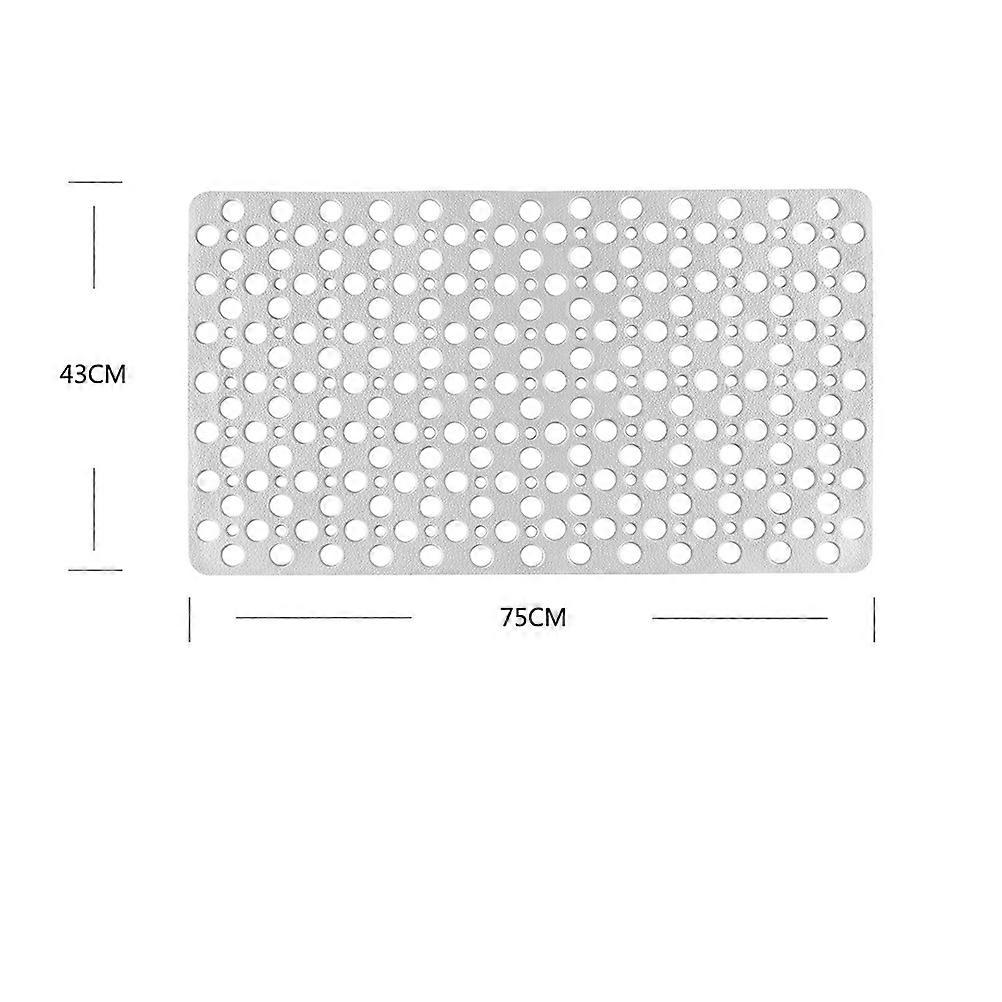 Bathroom Mat Designed for Safe Use with Circular Patterns and Sturdy Base