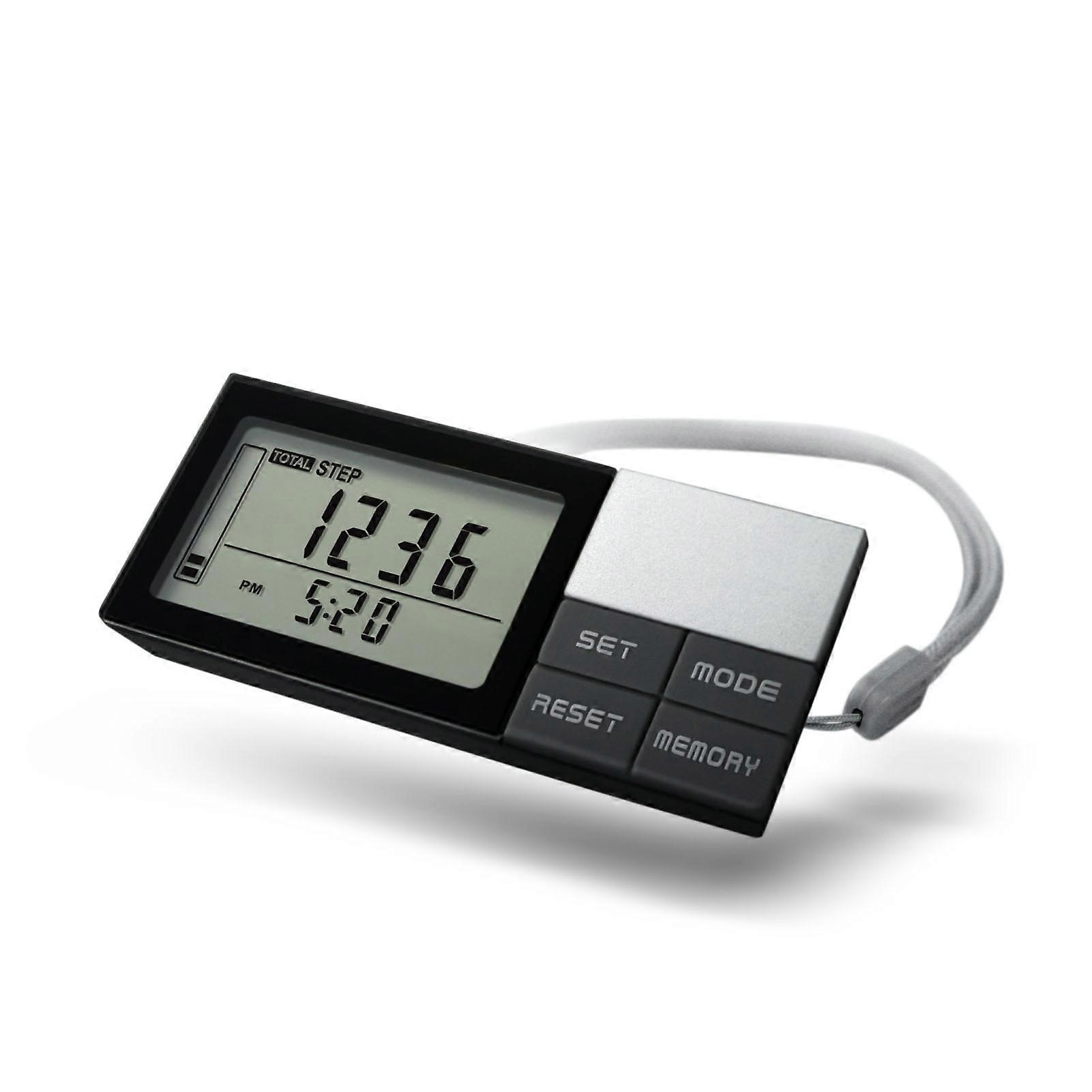 Pedometer Mini Simple Digital LCD Pedometer Portable Step Counter Walking 3D Pedometer for Walking 