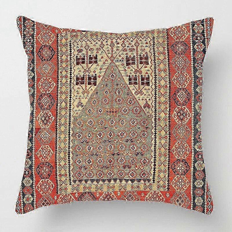 غطاء وسادة صوفة مطبوع من البوليستر على الطراز الشرق أوسطي تركي للديكور المنزلي ، متوافق مع مختلف العلامات التجارية ، تصميم 380jpjcj