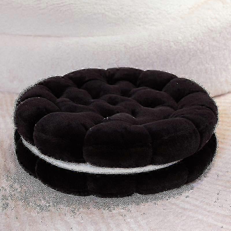 Comfortable Round And Square Sandwich Biscuit Plush Cushion Stuffed Simulation Chocolate Cookies Nice Home Decoration Gift - In Stock