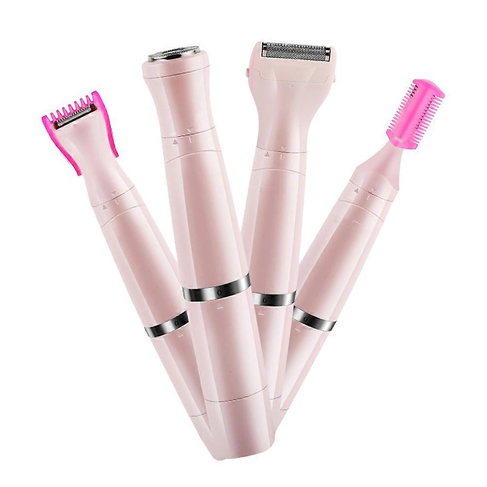 Electric Trimmer Women Daily Use Pink 14x5cm USB Charging 1Pcs
