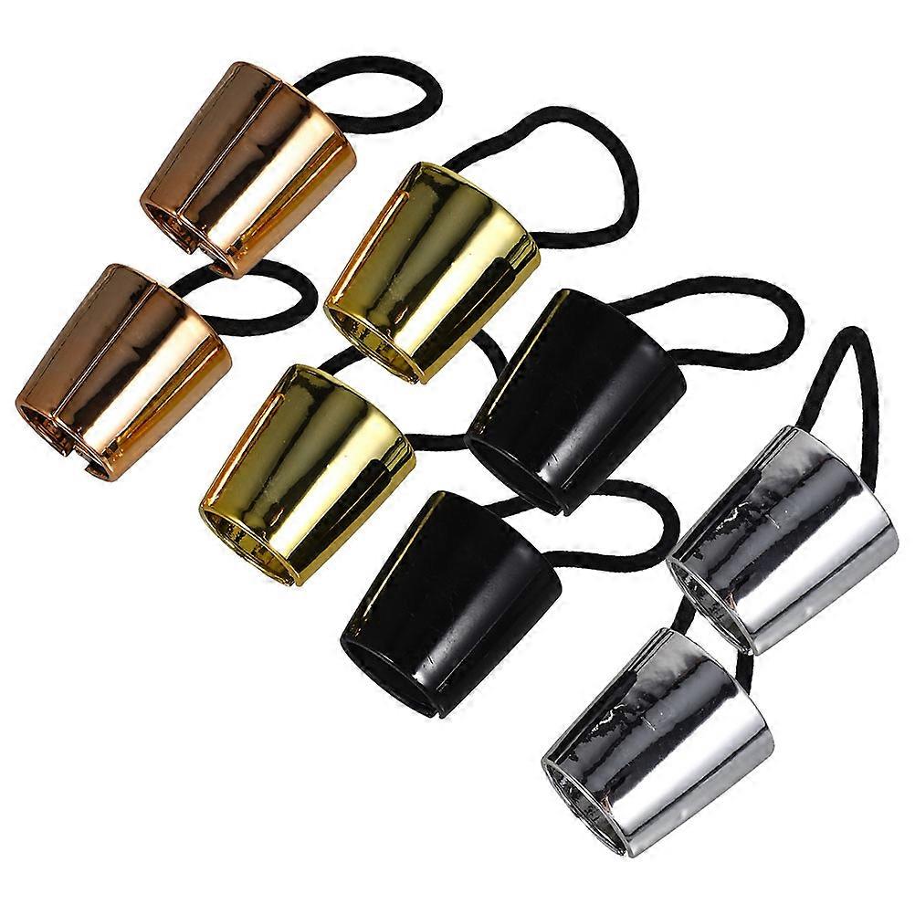 Elastic Hair Ties Ponytail Cuffs Non Slip Comfortable Use For Women 8 Pcs