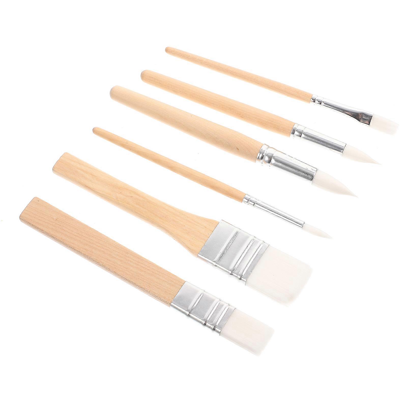 Here's a polished and professional product description for your **6pcs Nylon Paint Brush Set**:

 

### **6 Piece Nylon Paint Brush Set – Multi Use
