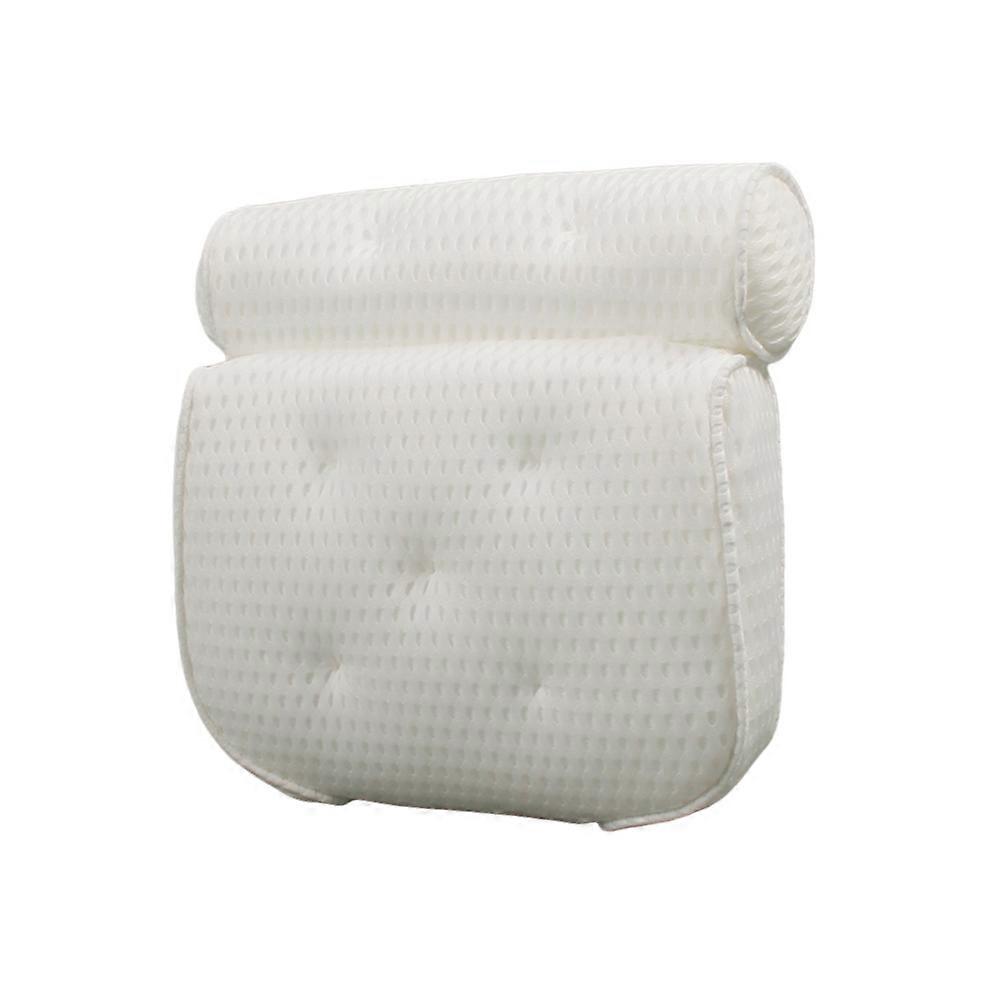 Hot Tub Pillow 4D Bathing Pillow Spa Tub Pillow Head Relaxation Mesh Suction Neck Rest Pillow for Spa Relaxation 1Pack