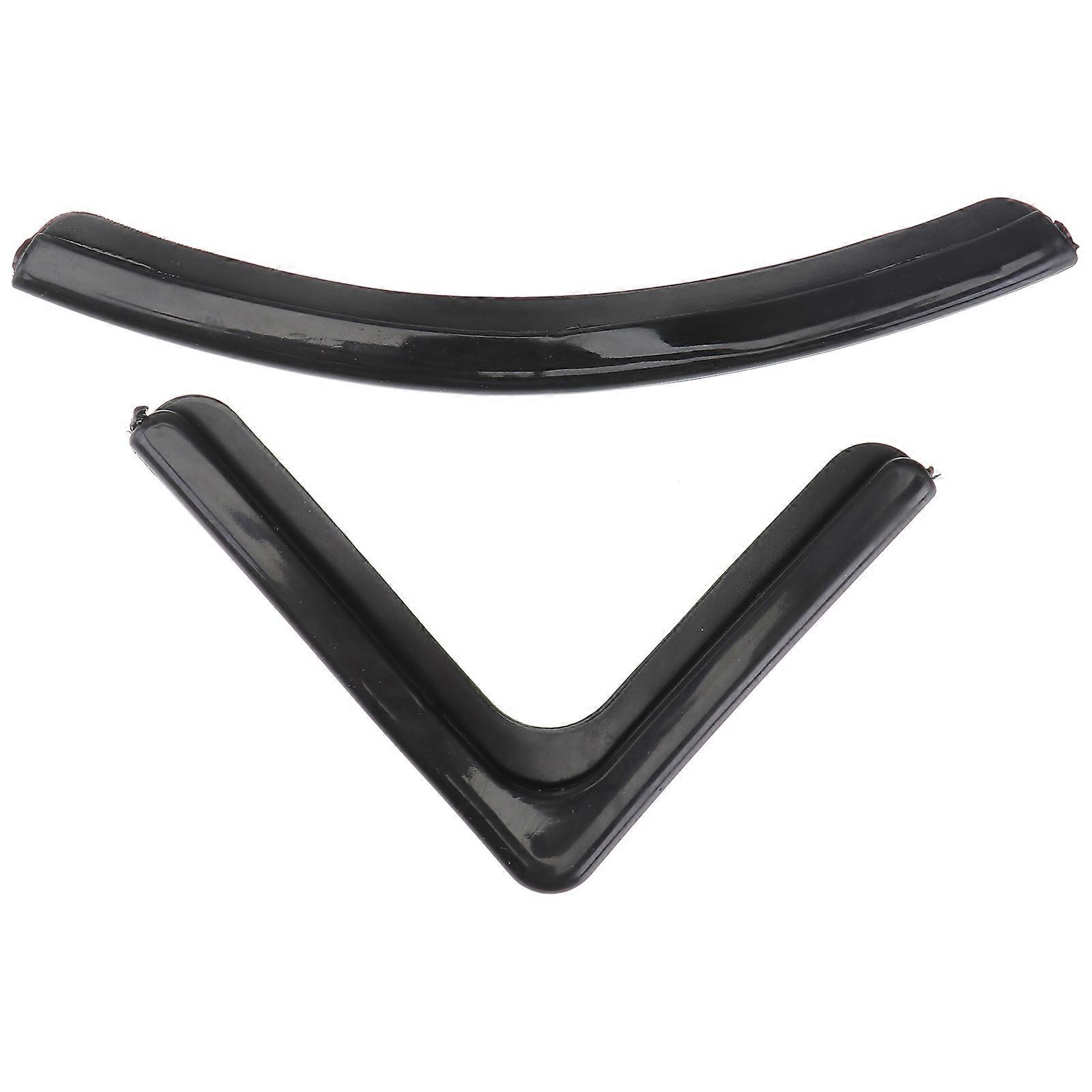 Automobile Anti-Collision Strip Car Door Guard Protector Car Use Black 14x8x1.4cm 1Set