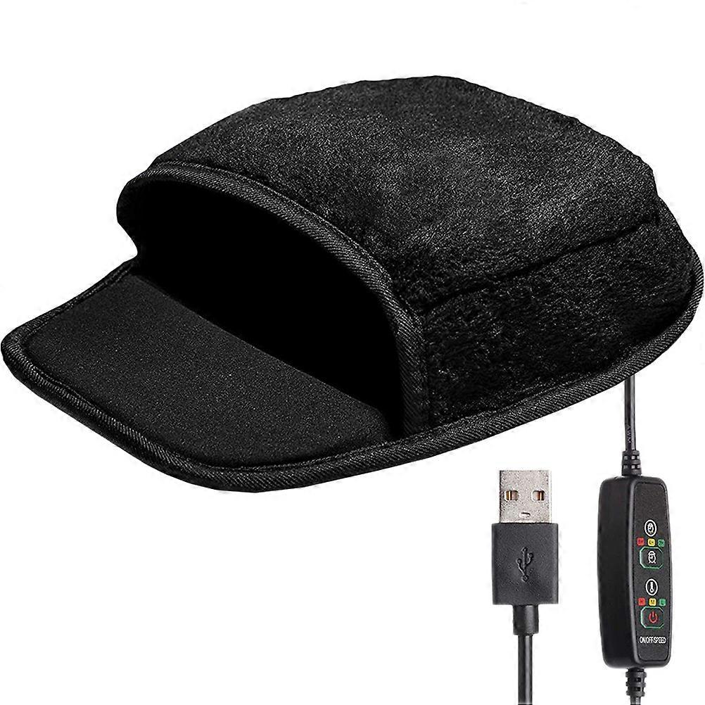 Usb Heating Mouse Pad Winter Hand Warmer Plush Material 30X22CM 1Pack