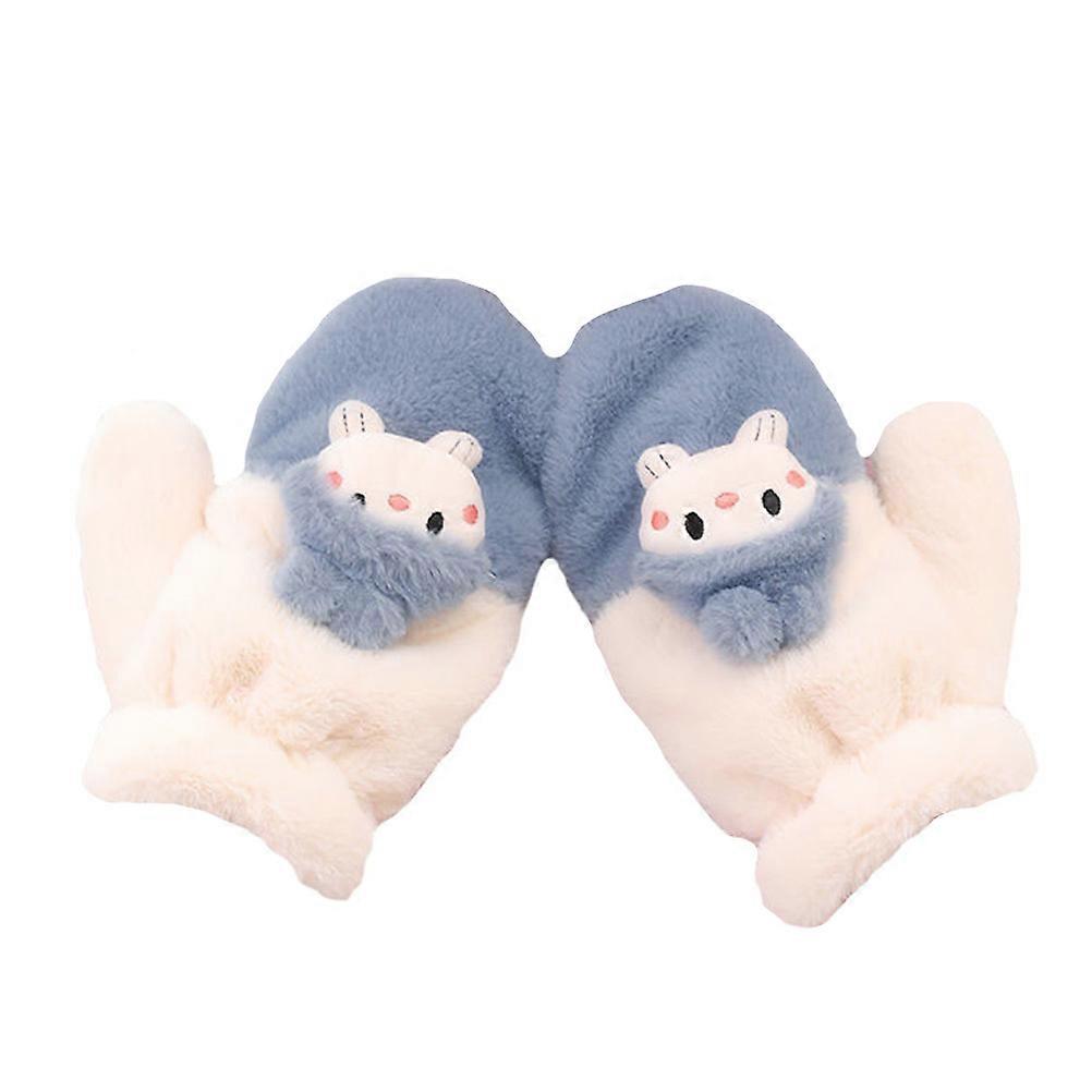 Warm Gloves Cartoon Model Warming Hands Cover General Users Multi Breathable 1 Pair
