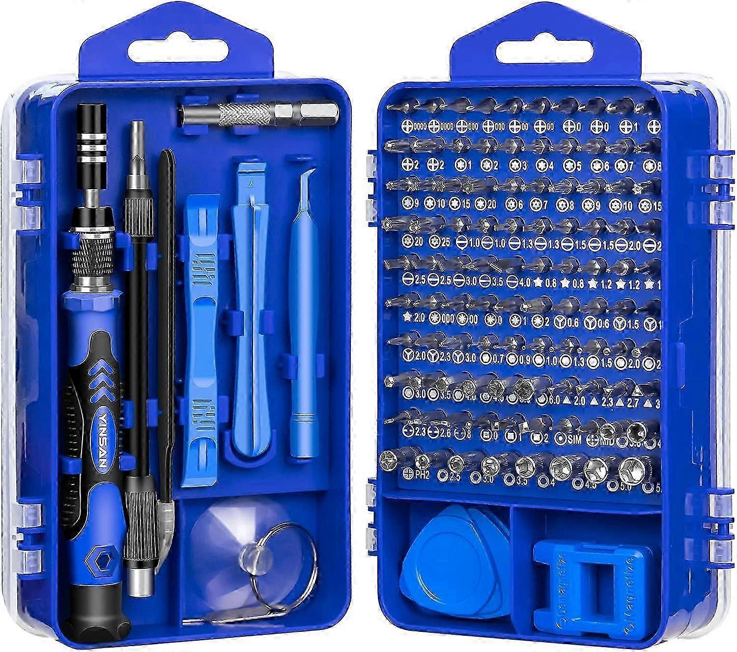 Precision screwdriver set 120-piece screwdriver set Precision screwdriver set for electronics camera builders watchmakers jewelers precision mechanics