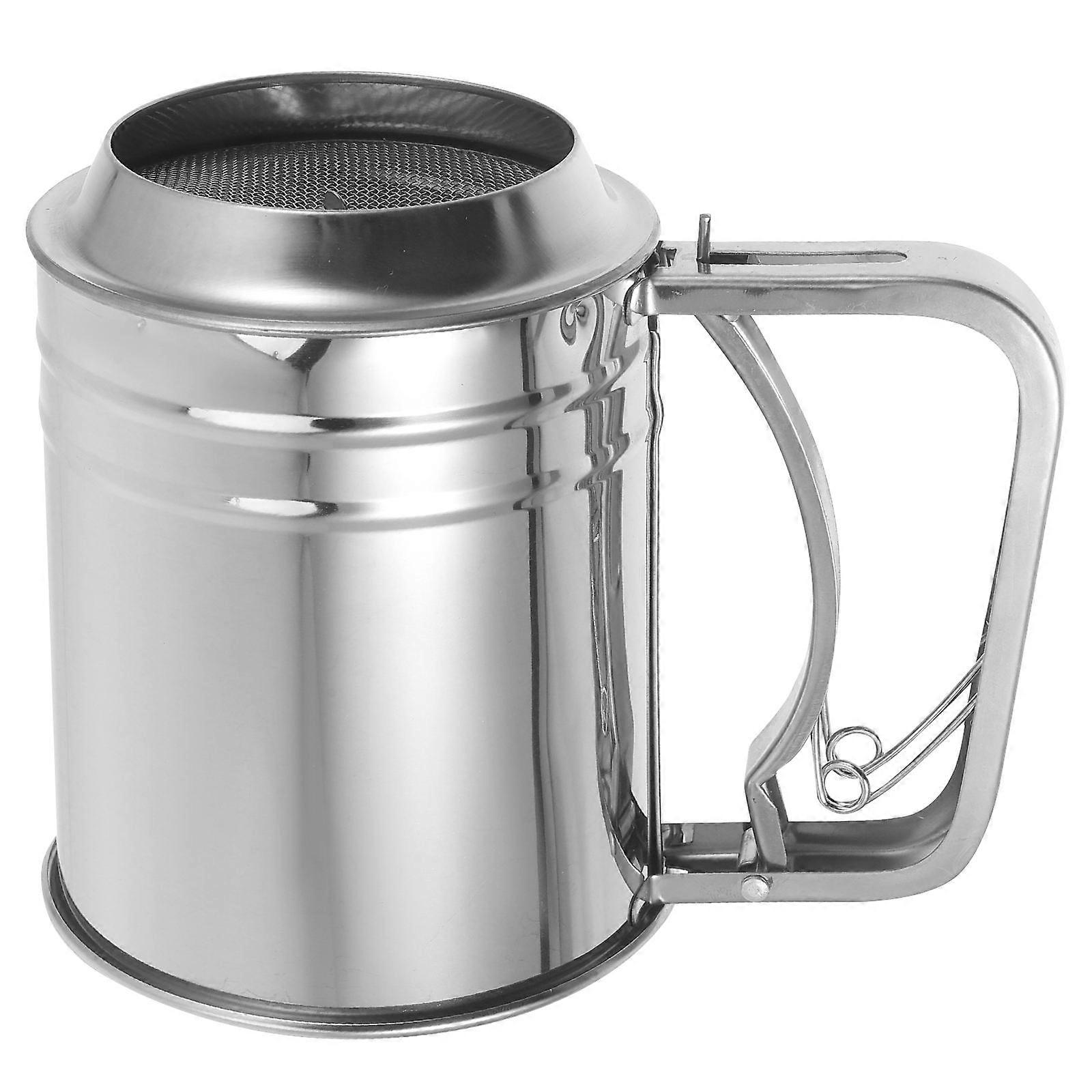 Baking Sieve Small Sieve Fine Mesh Filtering Measurement Assistance Home Bakers Silver 17.00X13.00X10.00CM 1Set