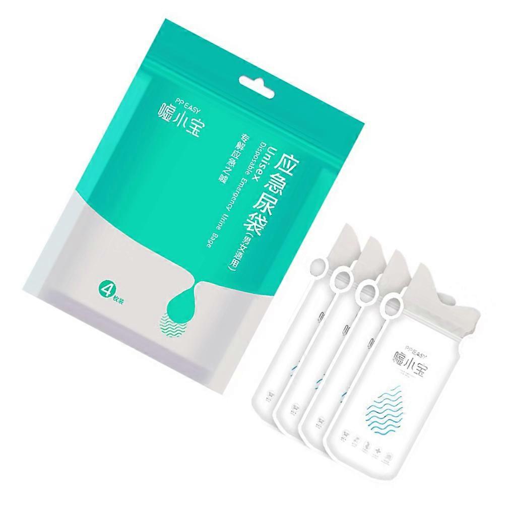 Disposable Urinal Bag Prevent Odors Emergency Use Outdoor Travel Unisex Design 8Pcs