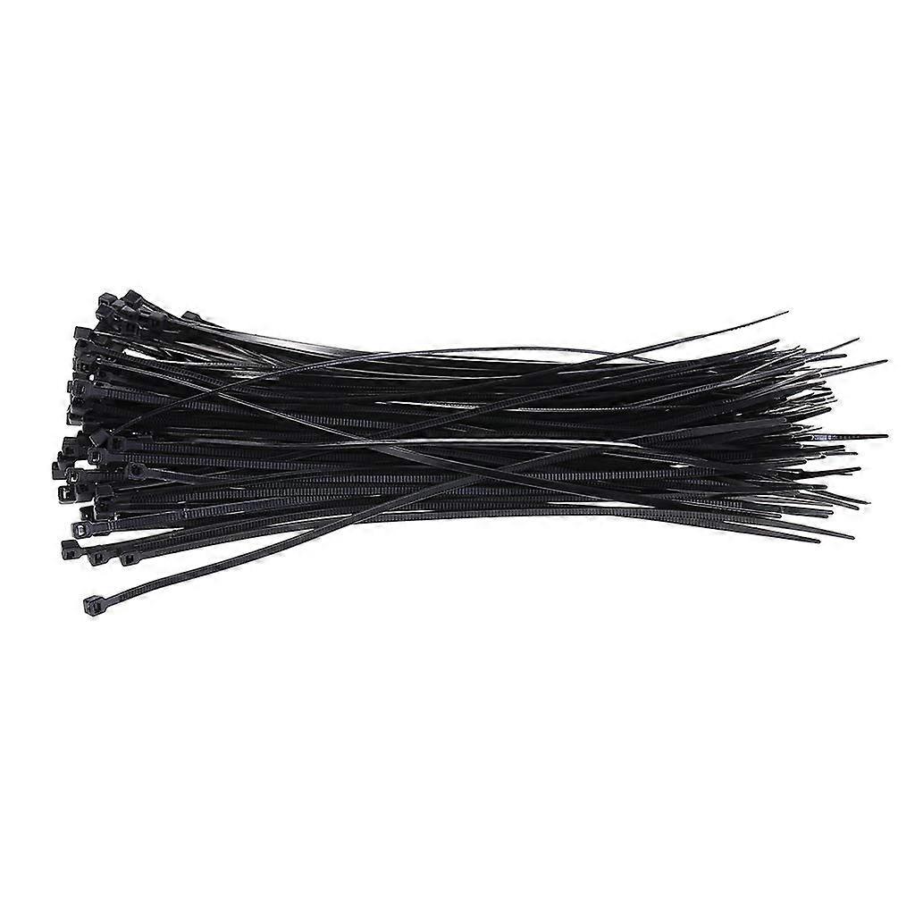 Nylon Cable Ties with Automatic Locking Mechanism, 3x200mm, Multi-Purpose, Pack of 100 Pieces