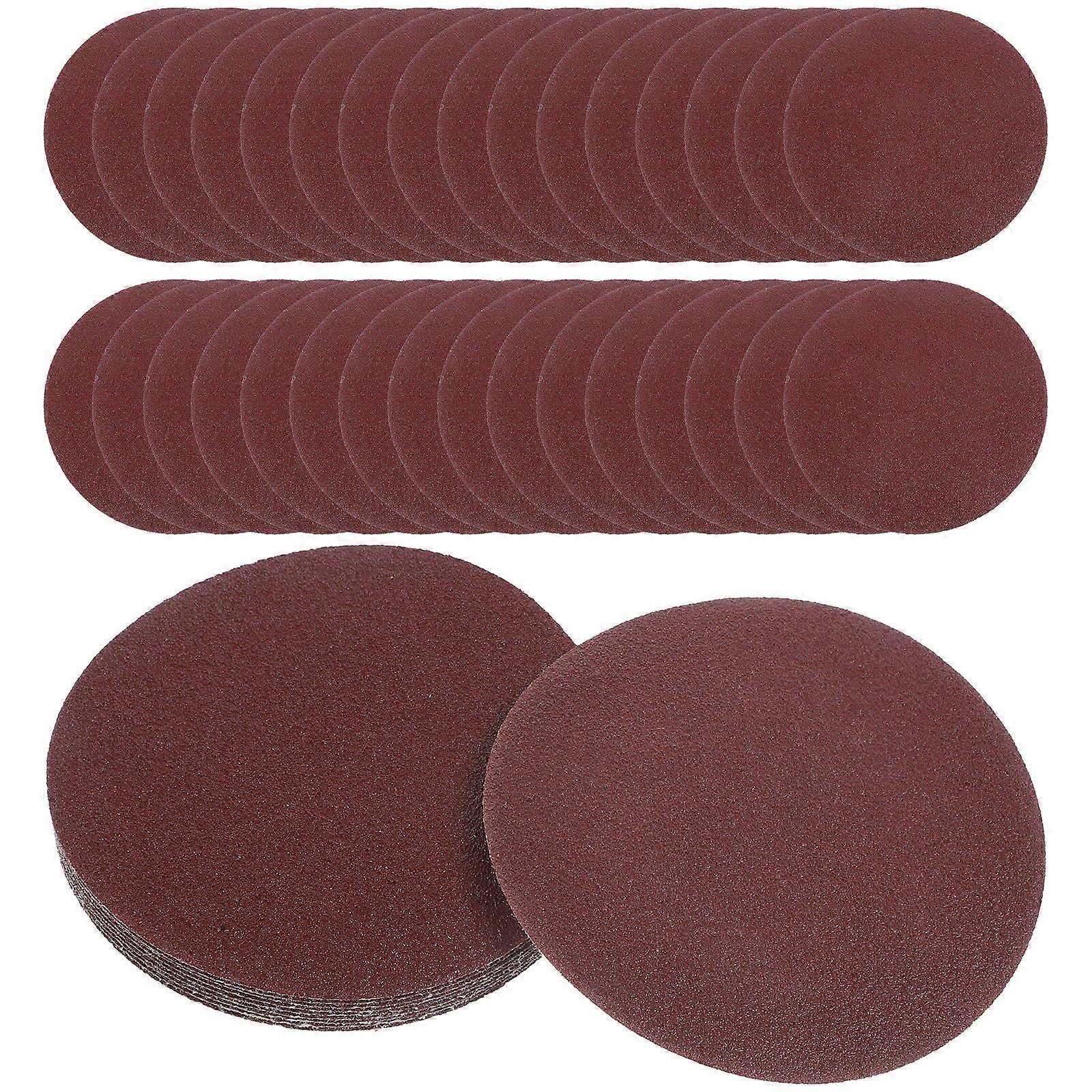 Wood Sand Sanding Discs for Furniture 80 Grits Flocking Anti-Static 100Pack