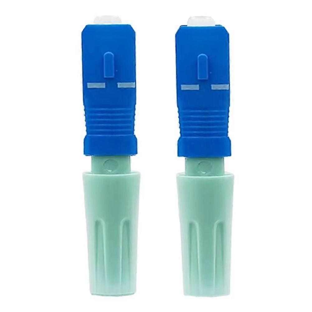 100pcs SC SM Single-Mode Optical Connector FTTH Tool Cold Connector Tool SC UPC Fiber Optic Fast Connector UPC