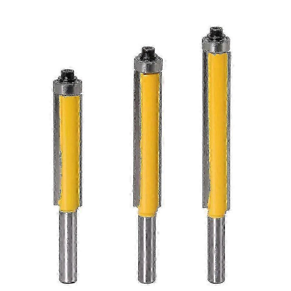 3pcs trebearbeiding frese kutter med topp lager
