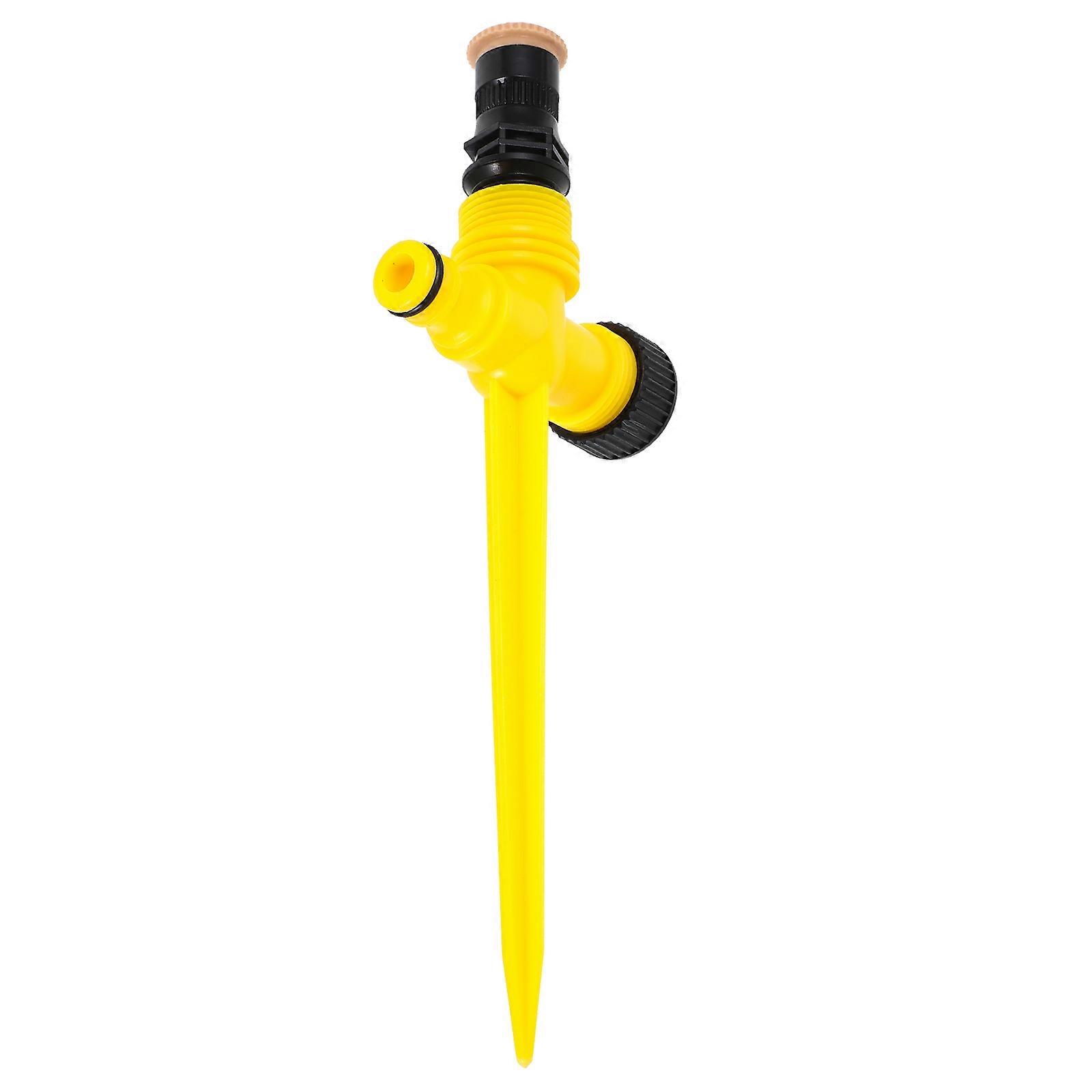 Above Ground Irrigation Garden Sprinkler Automatic Sprinkling For Lawns 10.4X3.5X1.2in Plastic Round Nozzle 1Pack