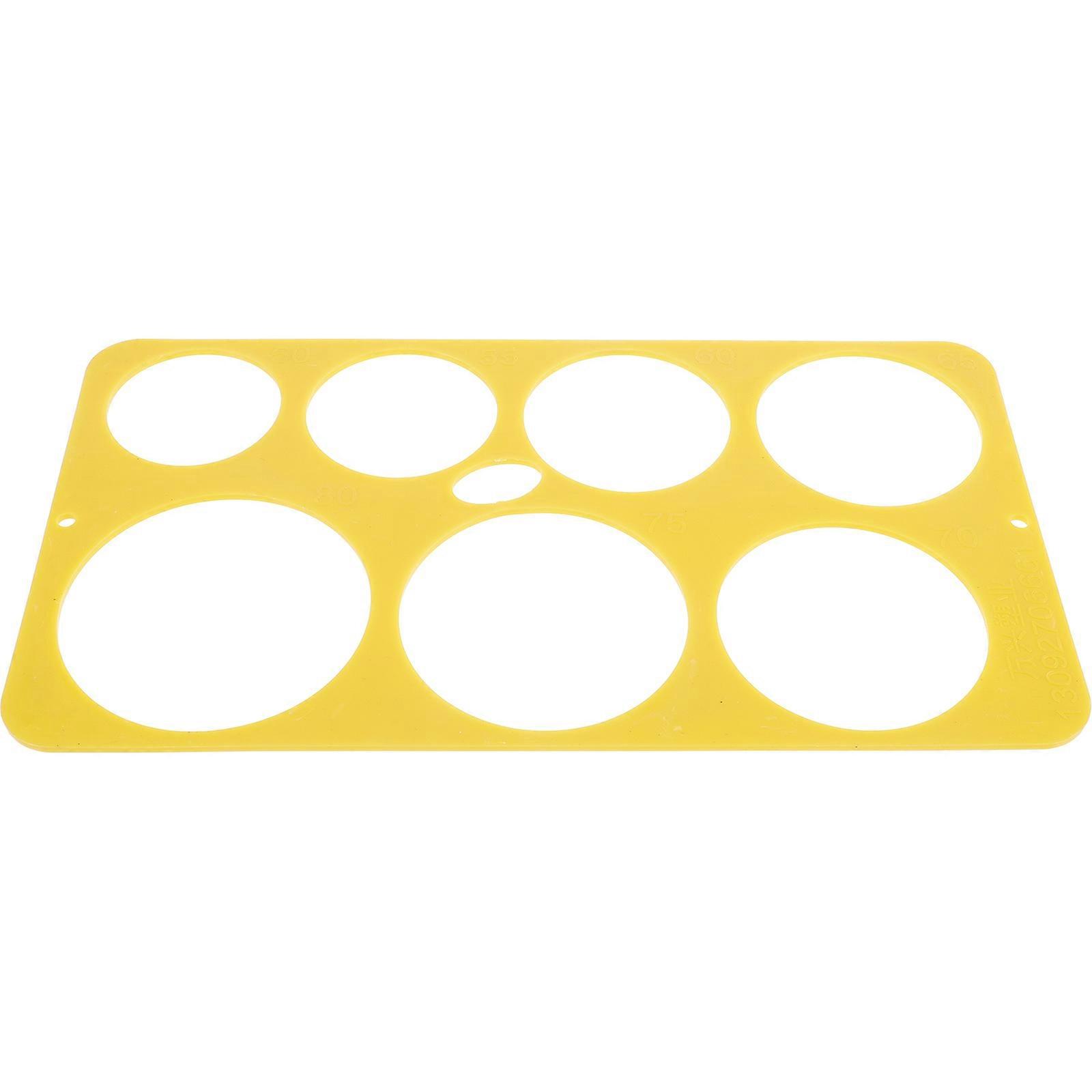 Plastic Ruler Measuring Tools Citrus Fruit Diameter Measuring Circle 1Pack