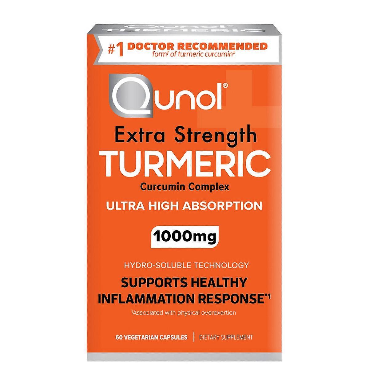 Qunol Extra Strength Turmeric 1000mg Capsules, 60ct