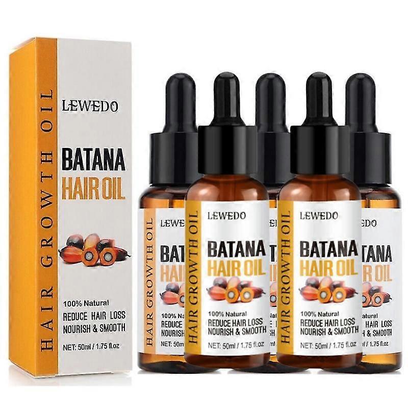 שמן בטנה טבעי 5 יחידות לצמיחת שיער טיפולים נגד נשירת שיער לגברים ונשים