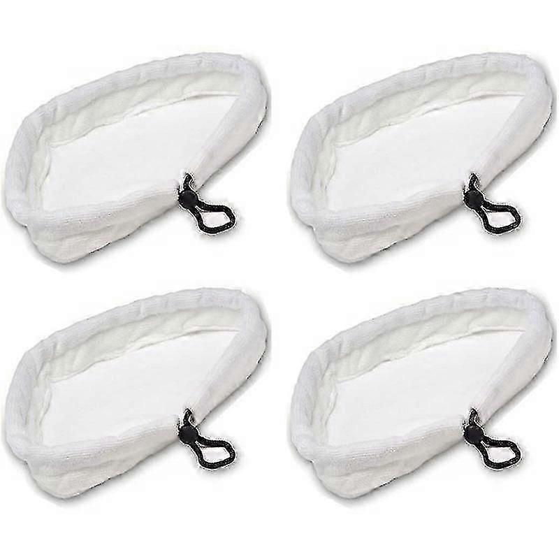 Microfiber Cloths Universal Cleaning Pads Compatible With Other Steam Mop Washable Mops Replacement Parts4pcs