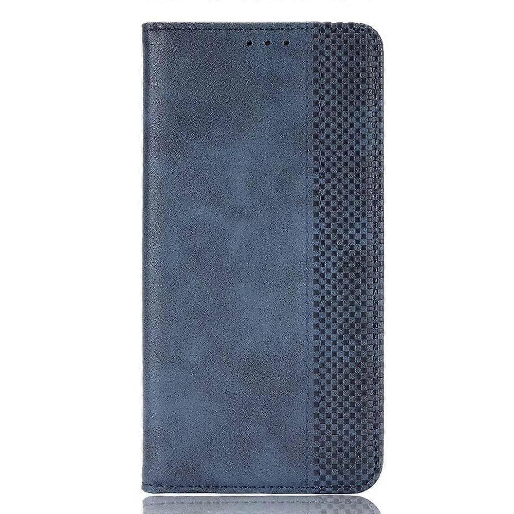 Phone case for Oppo Reno11, with card slot and stand function, leather flip wallet case, protective cover for Oppo Reno11 (Blue).