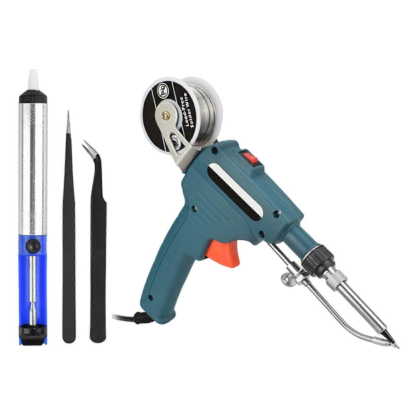 Advanced Soldering Station Tool With Thermal Insulation Shell Visible Core Chamber Suitable For Electronics Maintenance  Green