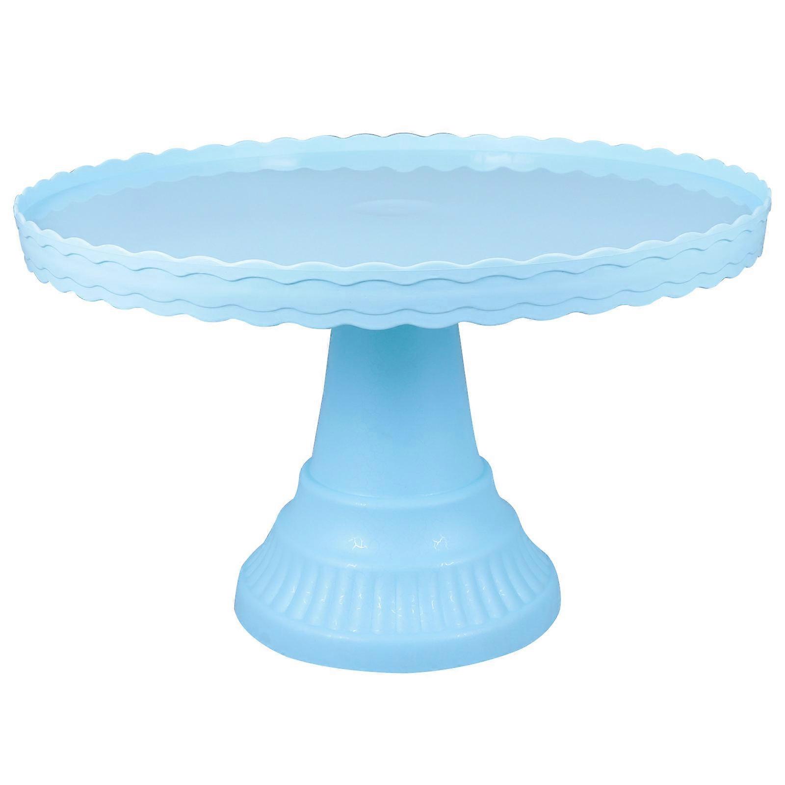 Decorative Tower Light Blue Color PP Material Dessert Display Holder For Birthday Wedding Parties 1Pack