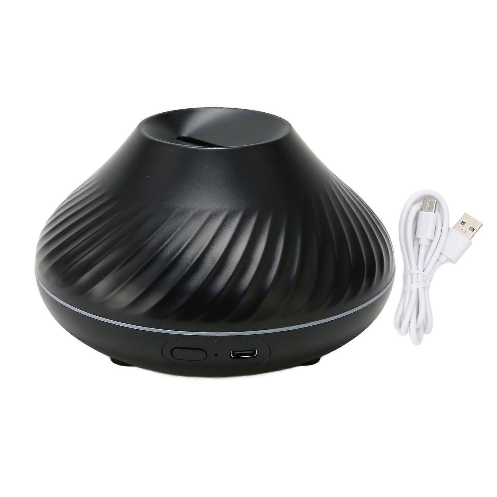 2025 Latest Model  Flame Aroma Diffuser 130ml 7 Color Light USB Powered