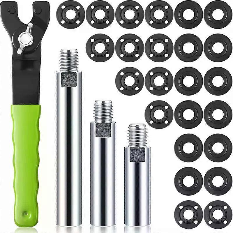 5/8 Inch -11 Angle Grinder Extension Shaft Connecting Rod Angle Grinder Accessory With Grinder Adjustable Wrench