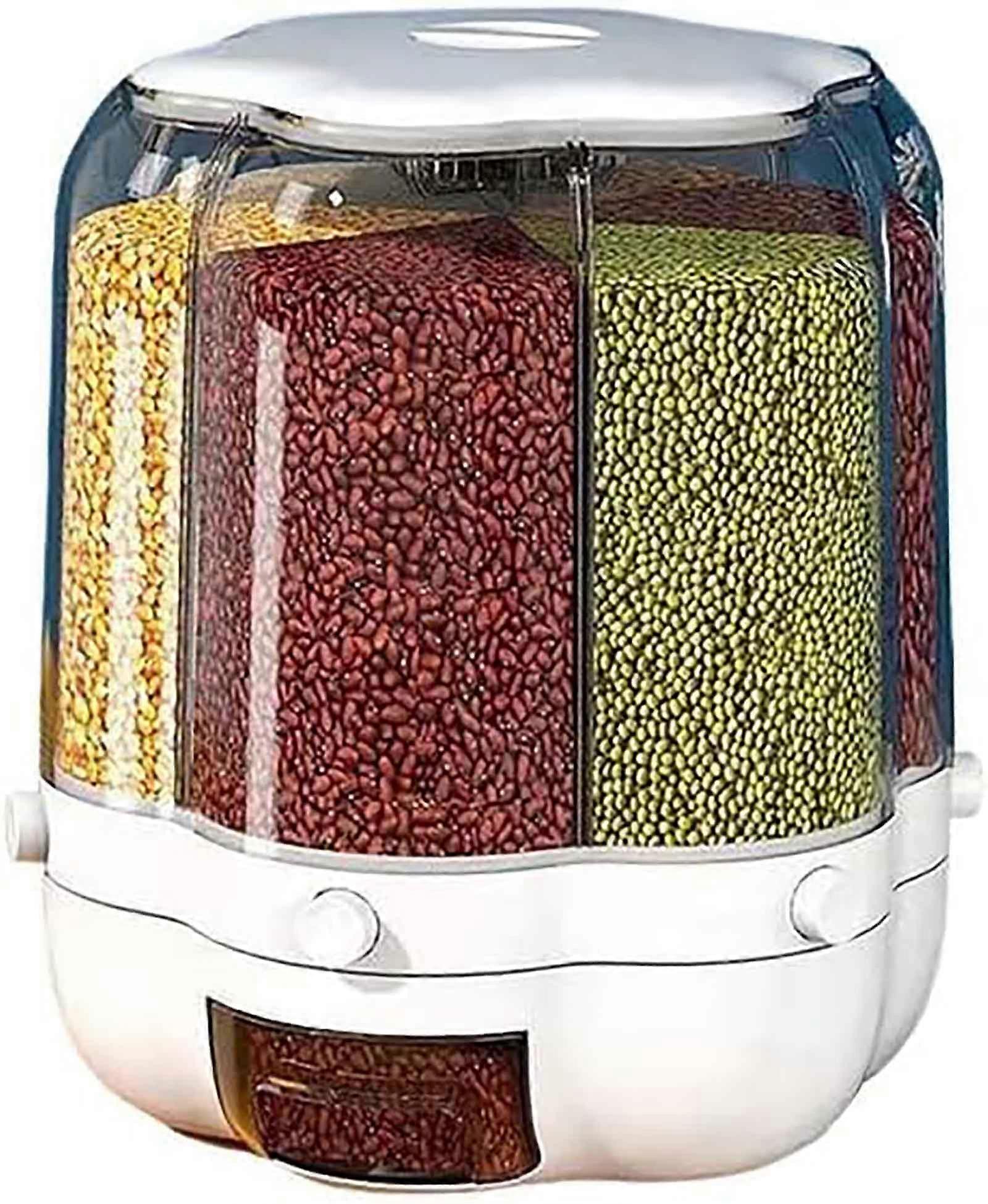Dry Food Container – Large Capacity Airtight Rice Storage Box for Grains, Snacks, and Candies – XL Home Organization Solution
