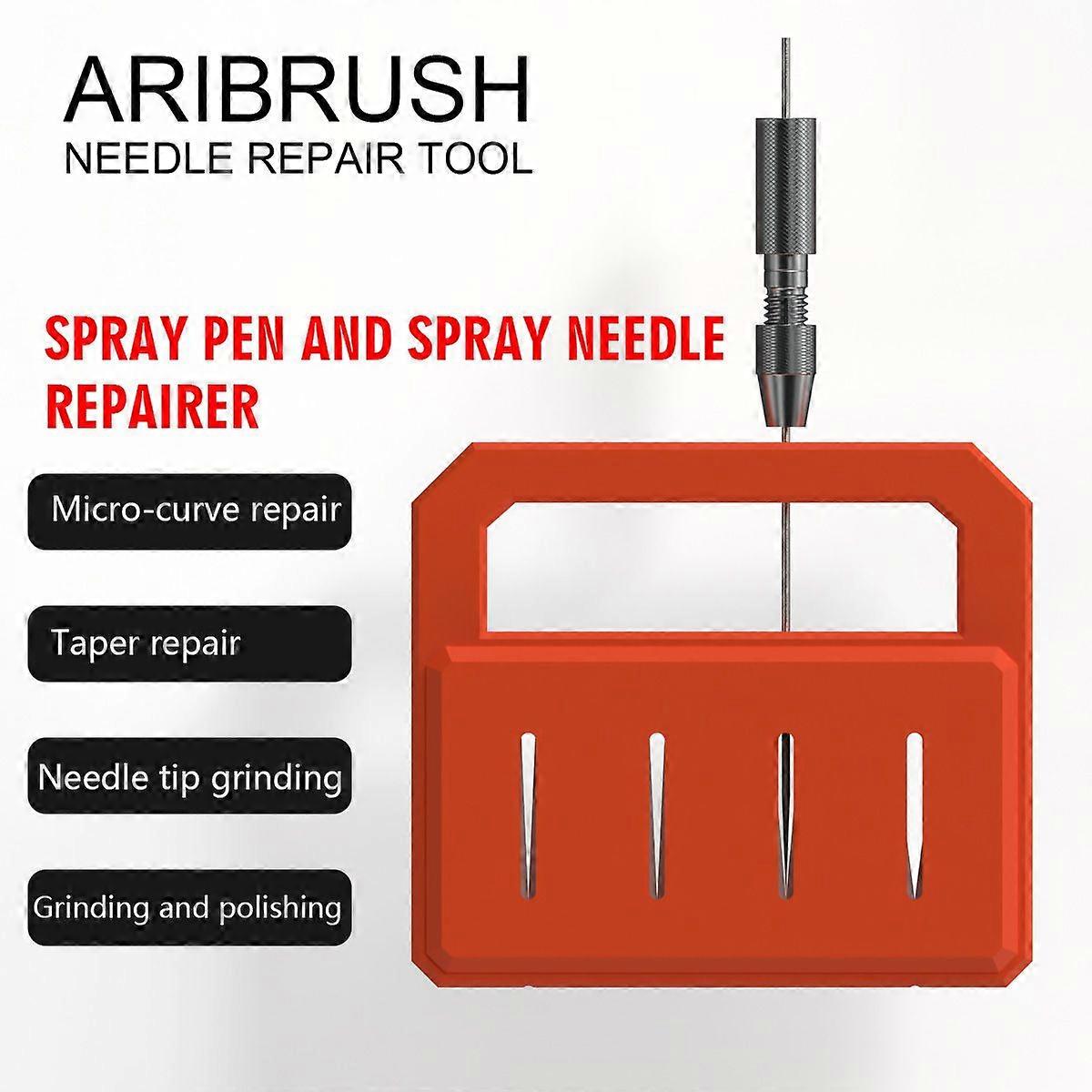 MAZHA T0007 Airbrush-neulan korjaustyökalu mikrotaivutukseen / neulankärjen korjaustyökaluun