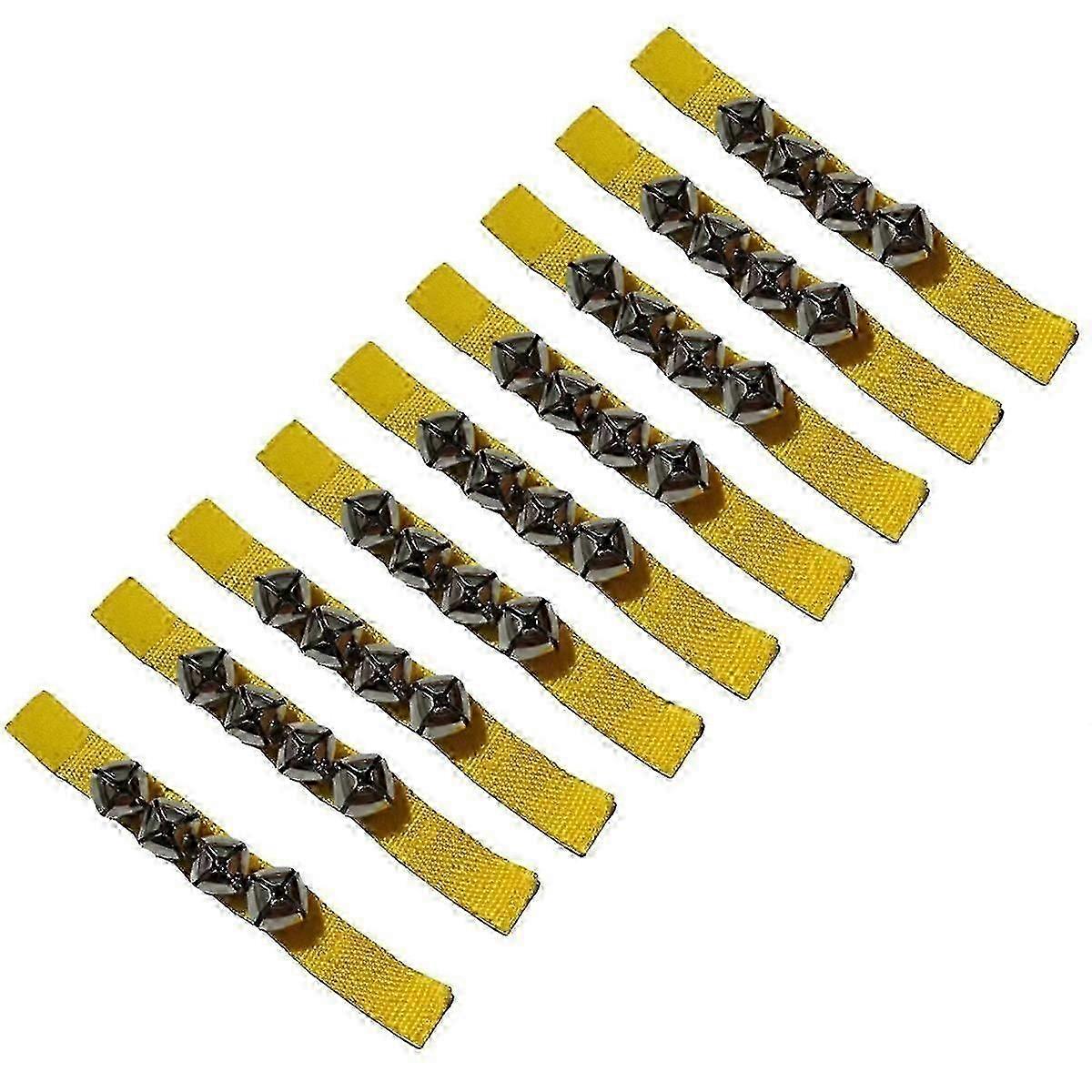 Bright Yellow 10Pcs Orff Handbell, Multi-Faceted Ability Development Handbell, Dance Performance In jn