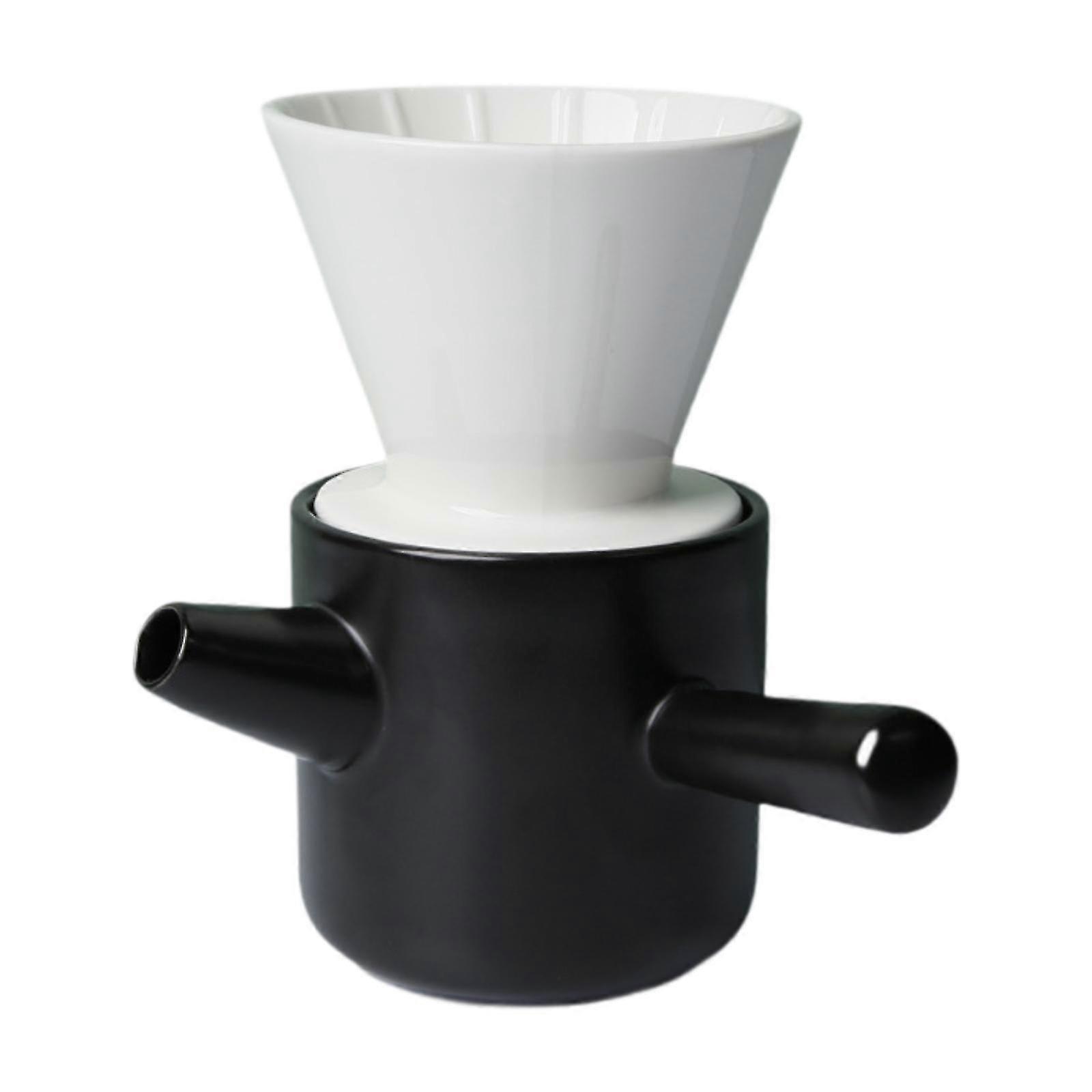 Ceramic Coffee Dripper, Pour Over Coffee Maker with Server, Manual Brewing for Home Kitchen