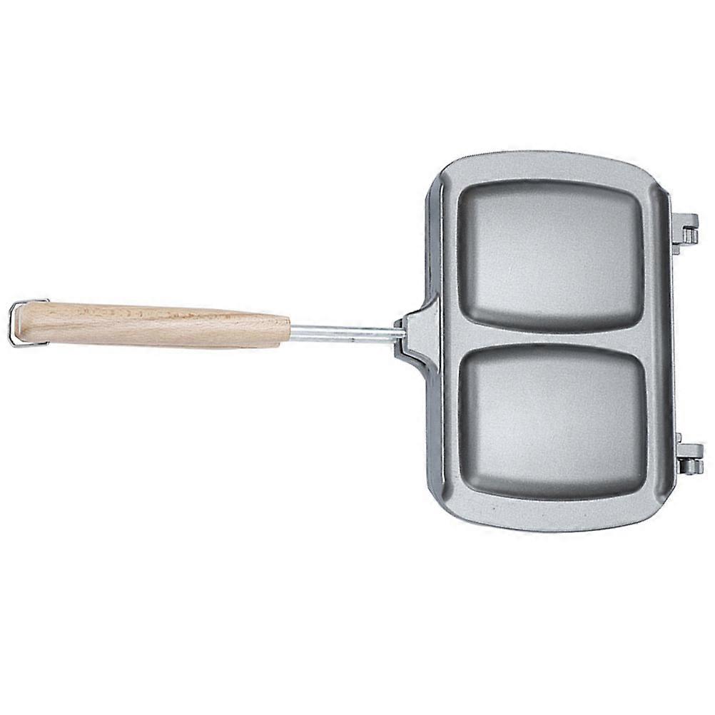 Sandwich Making Non-Stick Pan Double Sided Frying For Outdoor Camping Multi Color 36x20cm 1Pack