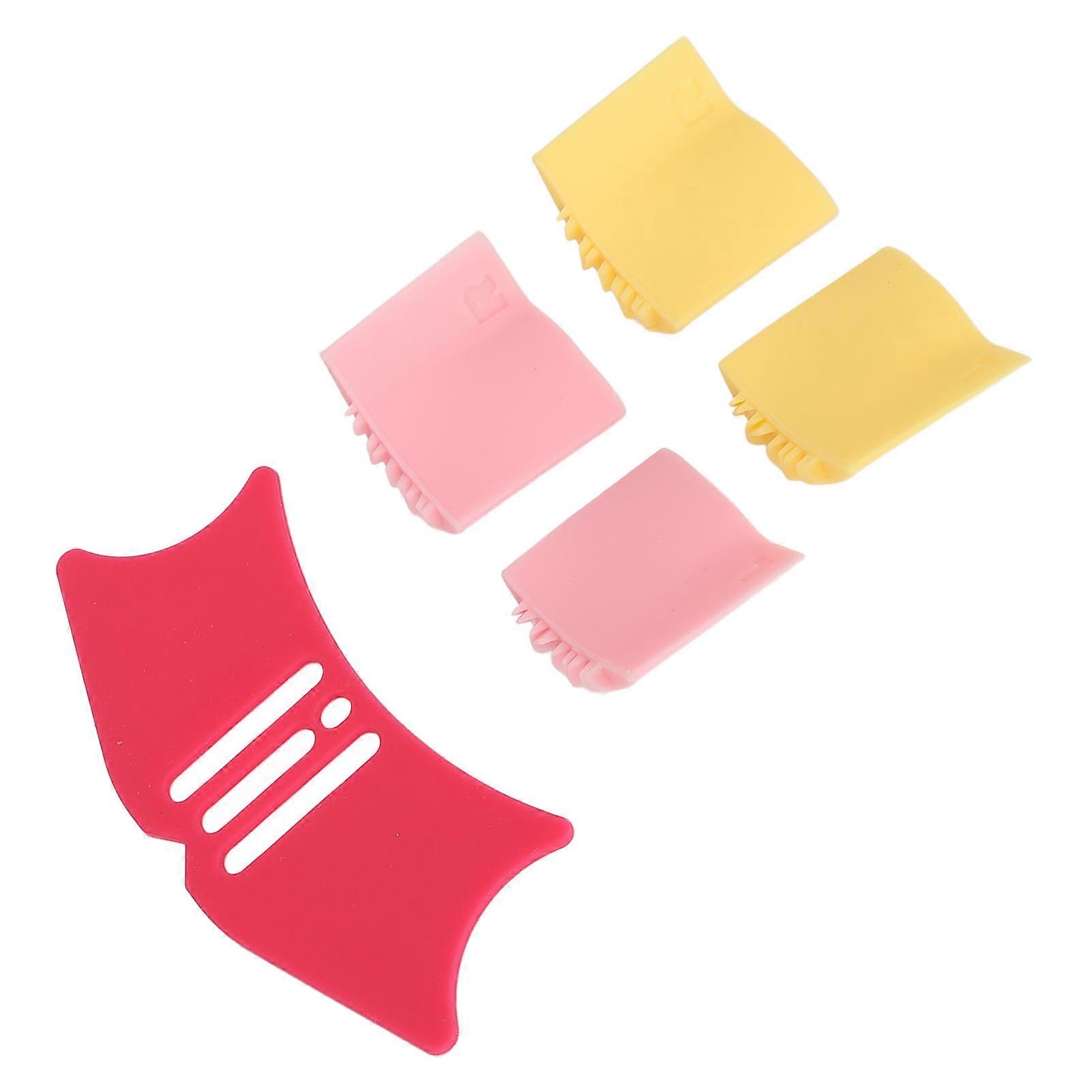 3PCS Eyeliner Eyelash Nose Shadow Aid Tool Reusable Easy to Clean Nose Contour Stencil Mascara Applicator for Beginners