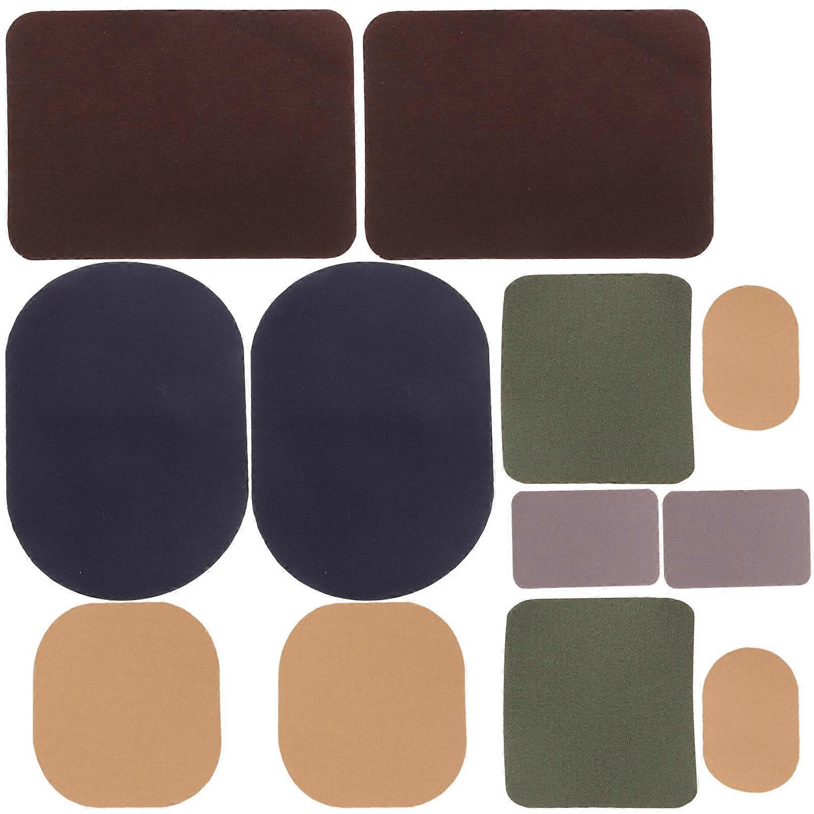 Bulk Patches Fabric Patch For T-Shirt And Curtains Simple Design Assorted Color 30Pcs