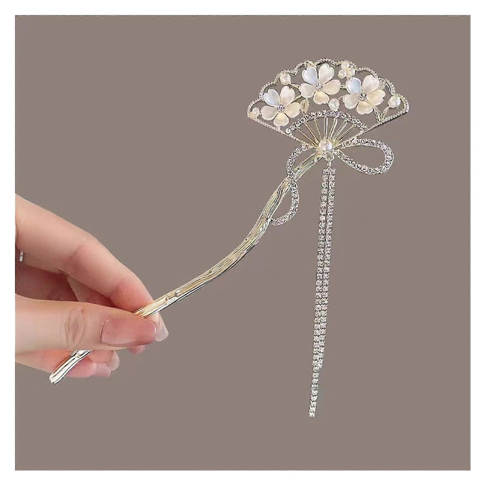 Hair Sticks Hair Pins for Women Handmade Butterfly Flower Star Hair Accessories Charm Jewelry (Color: Style 10)