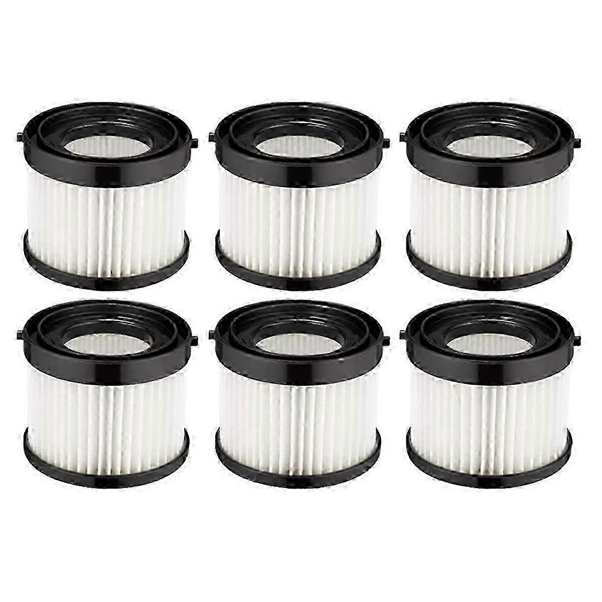 6 Pcs HEPA Filter Set Compatible with Milwaukee 49-90-0160 & 0882-20 M18 - High-Efficiency Replacement Parts for Clean Air